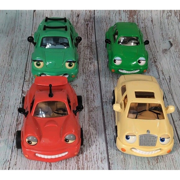 Vintage Chevron Toy Car Lot Of 4- 1990s Chevy Cars Tony, Leslie, Wendy,  Kelly - Picture 3 of 12